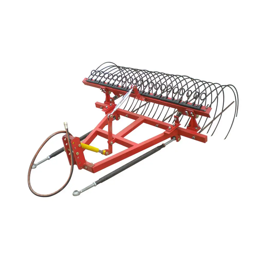 Hay Rake for Sale, Tractor Mounted Tine Hay Rake, 3 Point Hay Rake