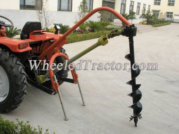 3PT Earth Auger, 3-Point Hitch Farm Auger, Post Hole Digger