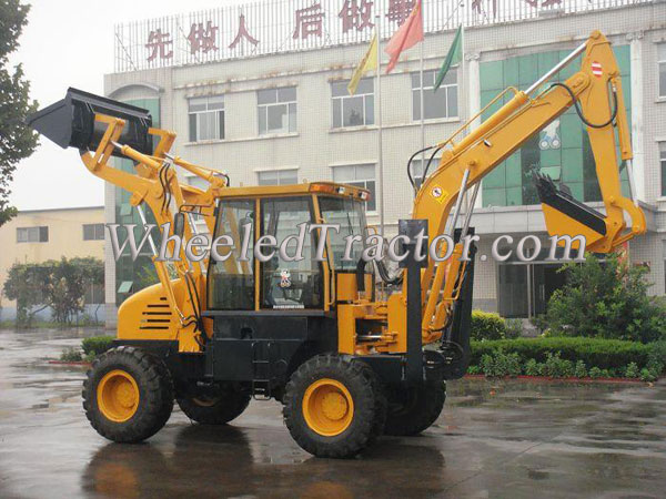 WZ40-15 Backhoe Loader, Cummins Engine Hydraulic Steering