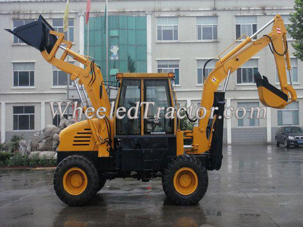 WZ40-15 Backhoe Loader, Cummins Engine Hydraulic Steering