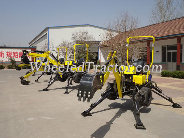 Mini Excavator, Mini Construst Excavator Towable Backhoe