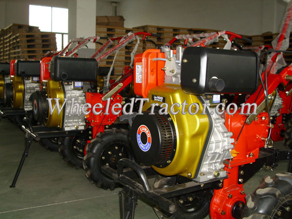 105 Tiller With 178F Diesel Engine, Cultivator, Garden Power Tiller