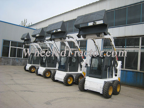 Skid Steer Loader, Skid Steer Wheel Loader